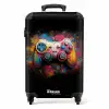 Game Controller Bedekt met Verf NBS - Handbagage koffer - Unisex middel -productfoto_recht