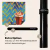 Mok - Koffie - Zigzag - Slagroom Inductie beschermer vinyl 3mm middel -zzzzzzz-induclip_DE
