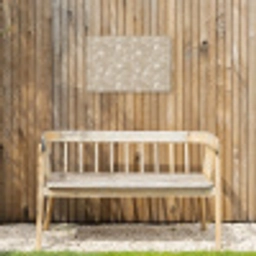 Organisch - Textuur - Beige Tuinposter op houten frame 2 cm dik klein 845 -sfeer4