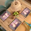 Doorkijk - Parijs - Eiffeltoren - Roze - Kersenbloesem Placemat vinyl groot -zzsfeer5_Kitchenyeah-website