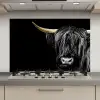 Schotse hooglander - Goud - Vacht - Dieren - Koe keuken achterwand spatscherm klein -3d_website