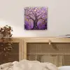 Levensboom - Boom - Paars - Goud - Modern plexiglas 5mm klein -sfeer4