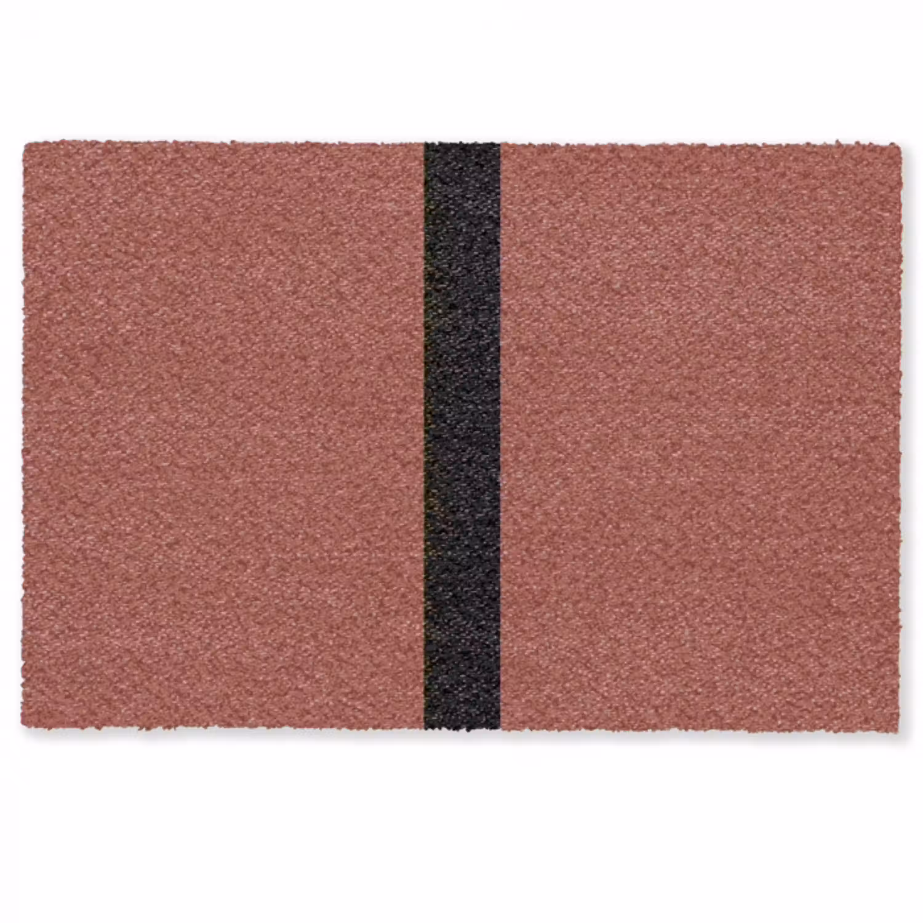 Rood - Zwart - Streep - Minimalistisch Deurmat klein -zkaufland3d