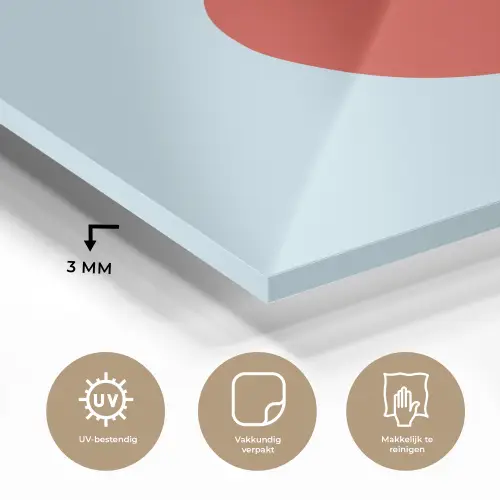 Rood - Tomaat - Groente plexiglas 5mm klein -sfeer2