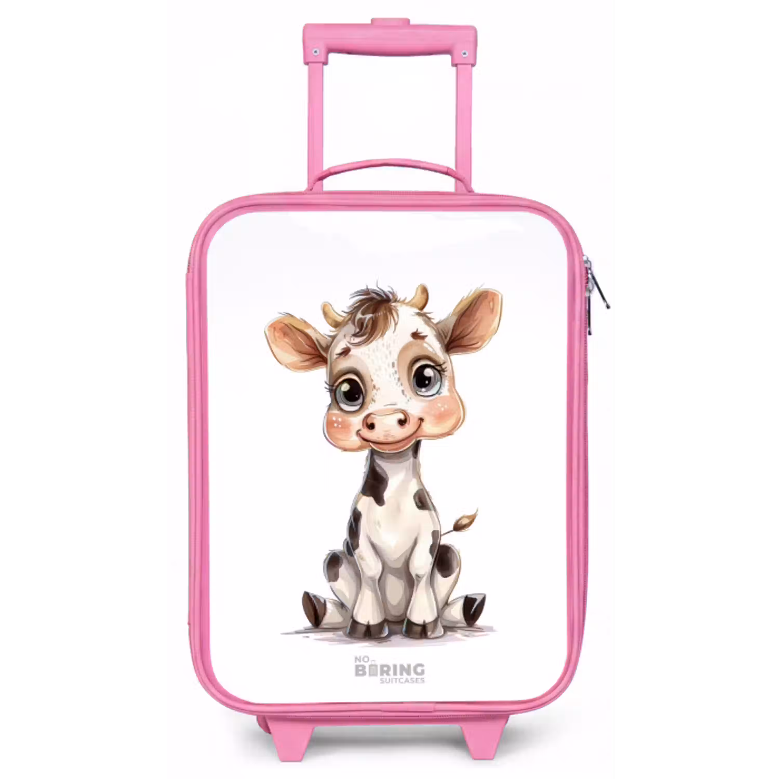 Baby koe Kinderkoffer - Roze klein -zz3dotto
