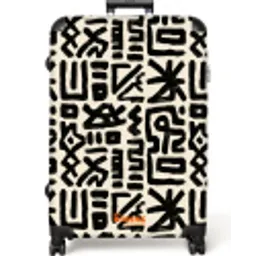Geometrisch - Figuren - Zwart NBS - Large koffer - Volwassenen Unisex groot -zzzzzzzzkaufland2