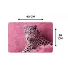 Panter - Luxe - Roze Placemat vinyl groot -specs