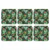 Monstera - Jungle - Bladeren onderzetter kurk middel -3d