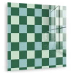 Schaakbord - Klassiek - Groen plexiglas 5mm klein 11 -zzzproduct_nieuw