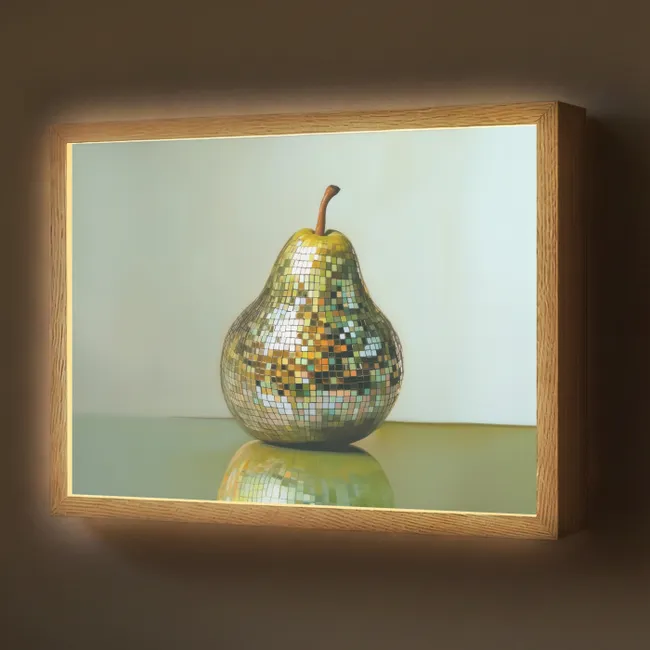 Lightbox - Wandlamp - Fruit - Disco - Art - Glitter