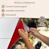 Panda - Pandabeer - Wilde dieren - Natuur - Bloemen keuken achterwand spatscherm klein -spatscherm_FR