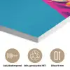 Bloemenkrans - Hagedis - Kimono - Paars PET vilt klein -closeup_NL