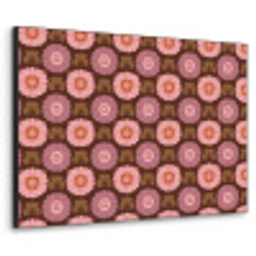 Retro - Madelief - Roze Textielframe zwart klein 947 -3d