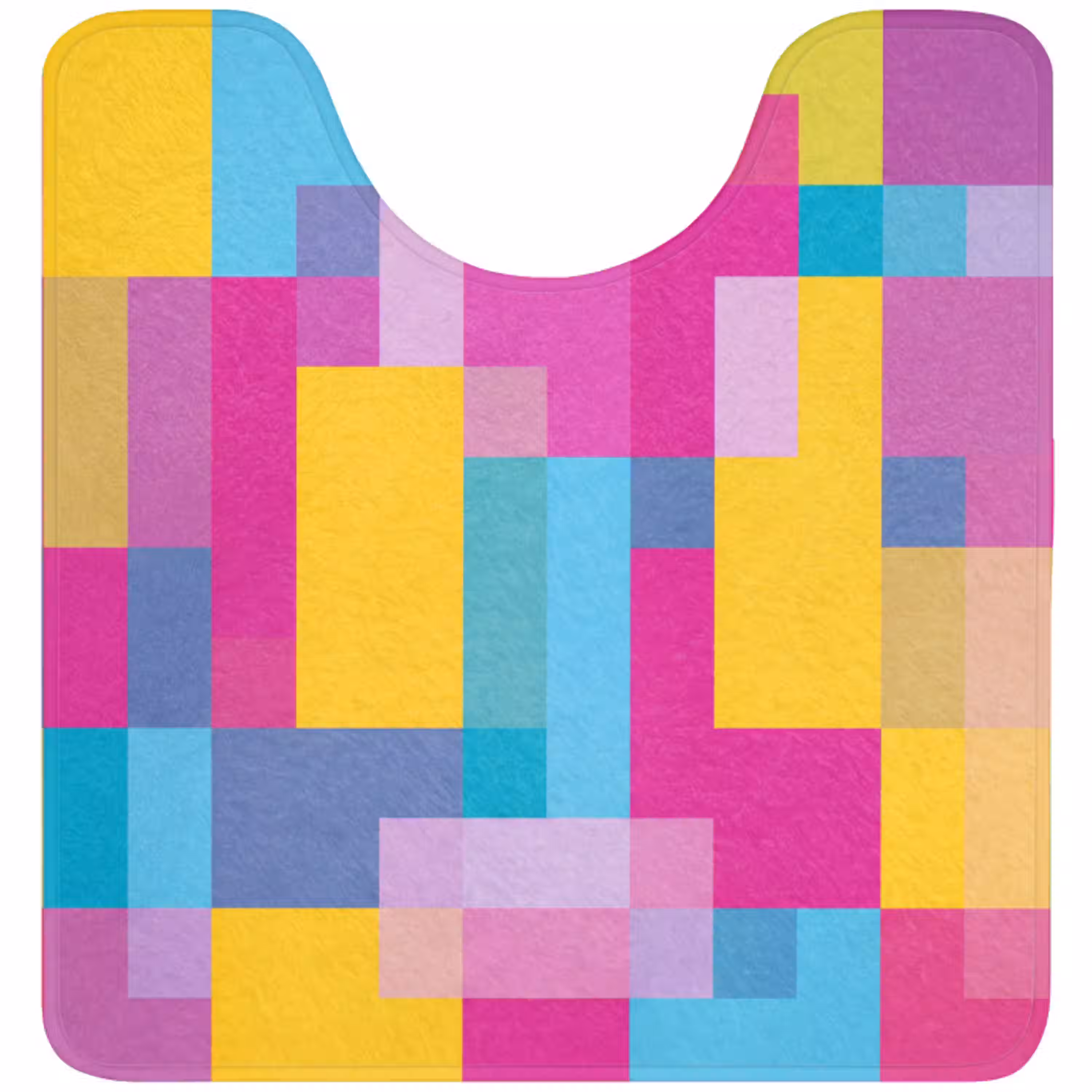 Abstract - Geometrisch - Kunst - Kleurrijk - Modern WCmat U-uitsnede middel -3d