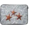 Zeesterren - Water - Helder laptophoes neopreen klein -zkaufland3dotto