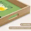 Glas - Citroen - Ijsblokjes - Groen Dienblad Rechthoek middel -USP_HandgreepNL
