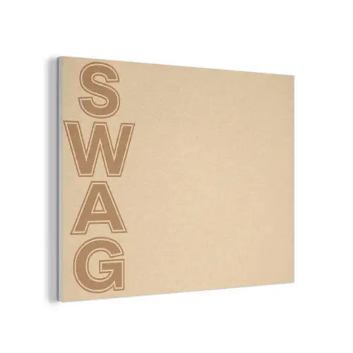 Swag - Bruin - Beige PET vilt klein -3d
