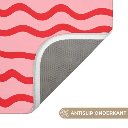 Speels - Patroon - Rood WCmat klein 1009 -USP_AntislipNL