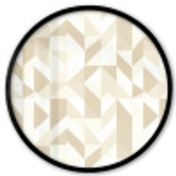 Modern - Abstract - Beige Fotolijst rond zonder passe partout klein 856 -3d