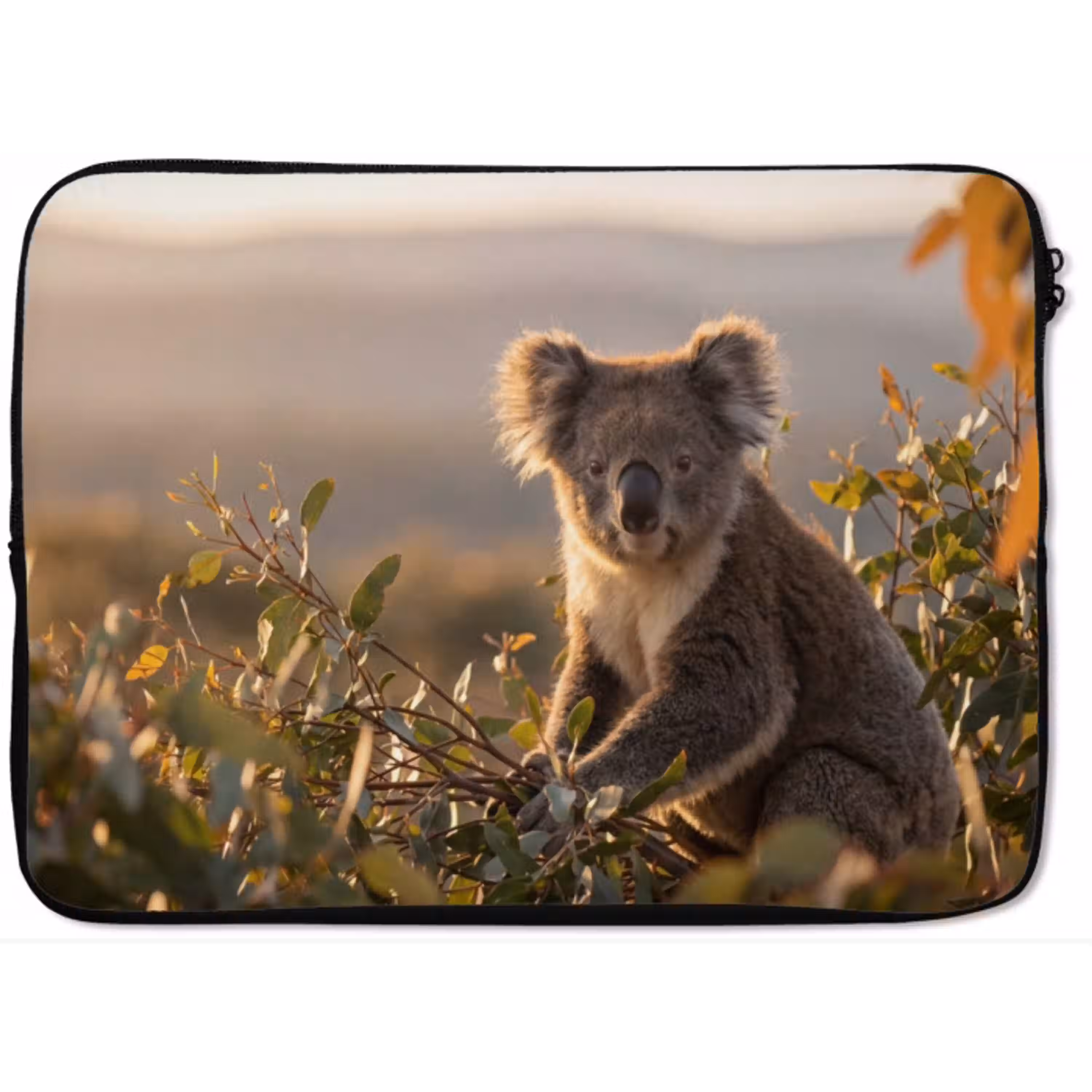 Koala - Bladeren - Ochtendlicht laptophoes neopreen klein -zkaufland3dotto