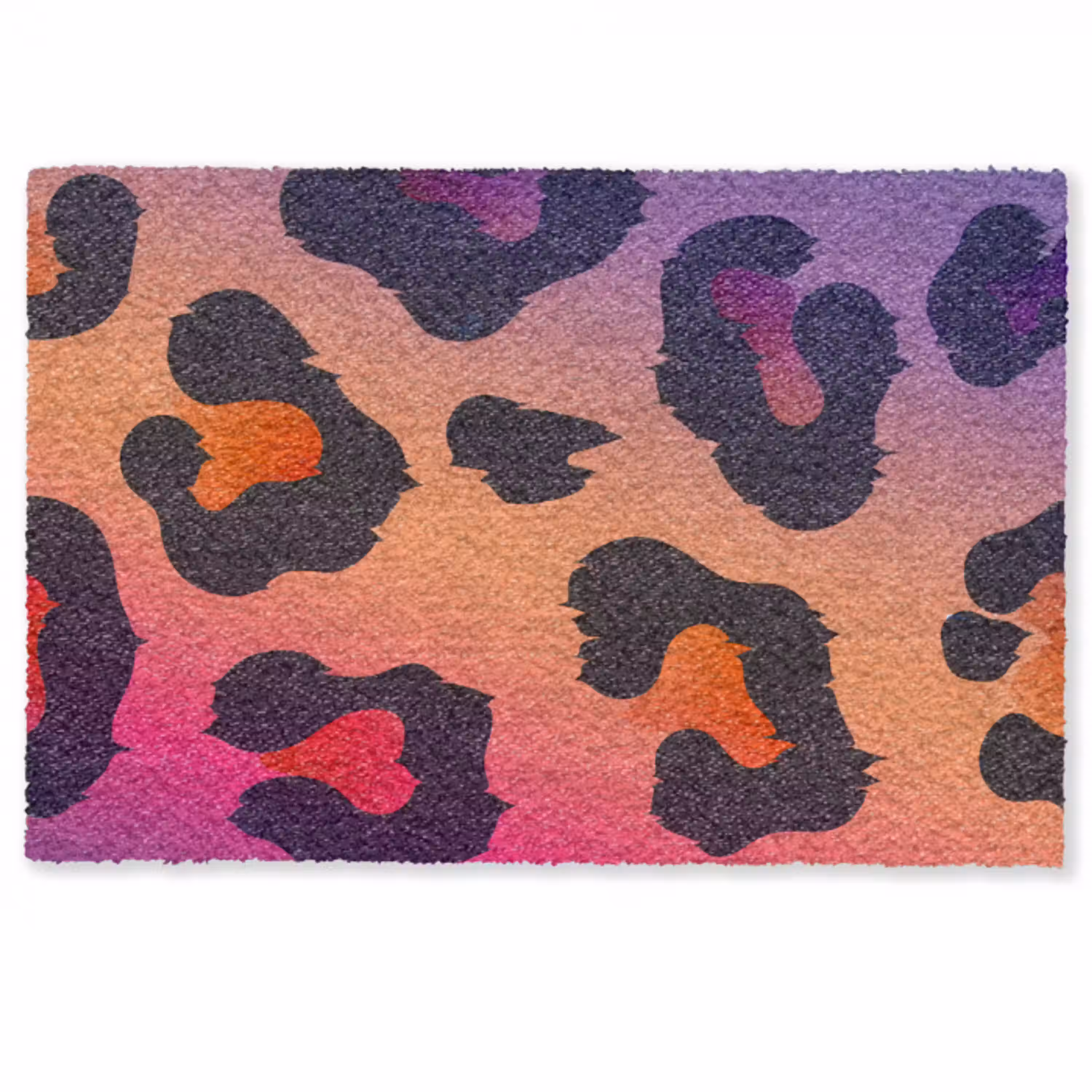 Panterprint - Roze - Paars - Oranje Deurmat klein -zkaufland3d