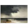 Kust - Golven - Rots - Storm poster papier klein -3d