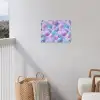 Schelpen - Paars - Blauw - Patroon tuinposter los doek klein -sfeer8