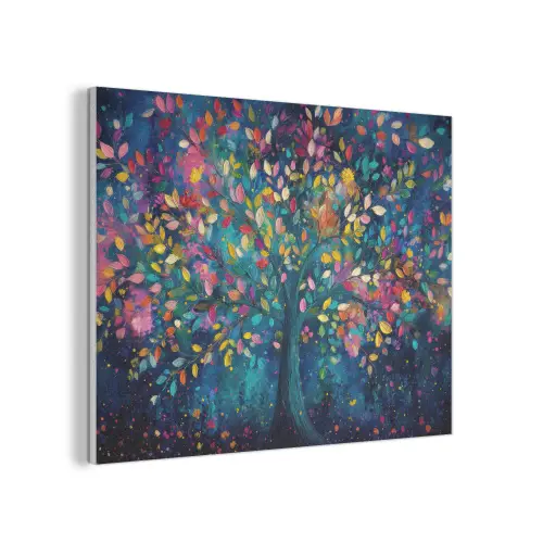 Kleurrijk - Boom - Magisch - Abstract PET vilt klein -3d