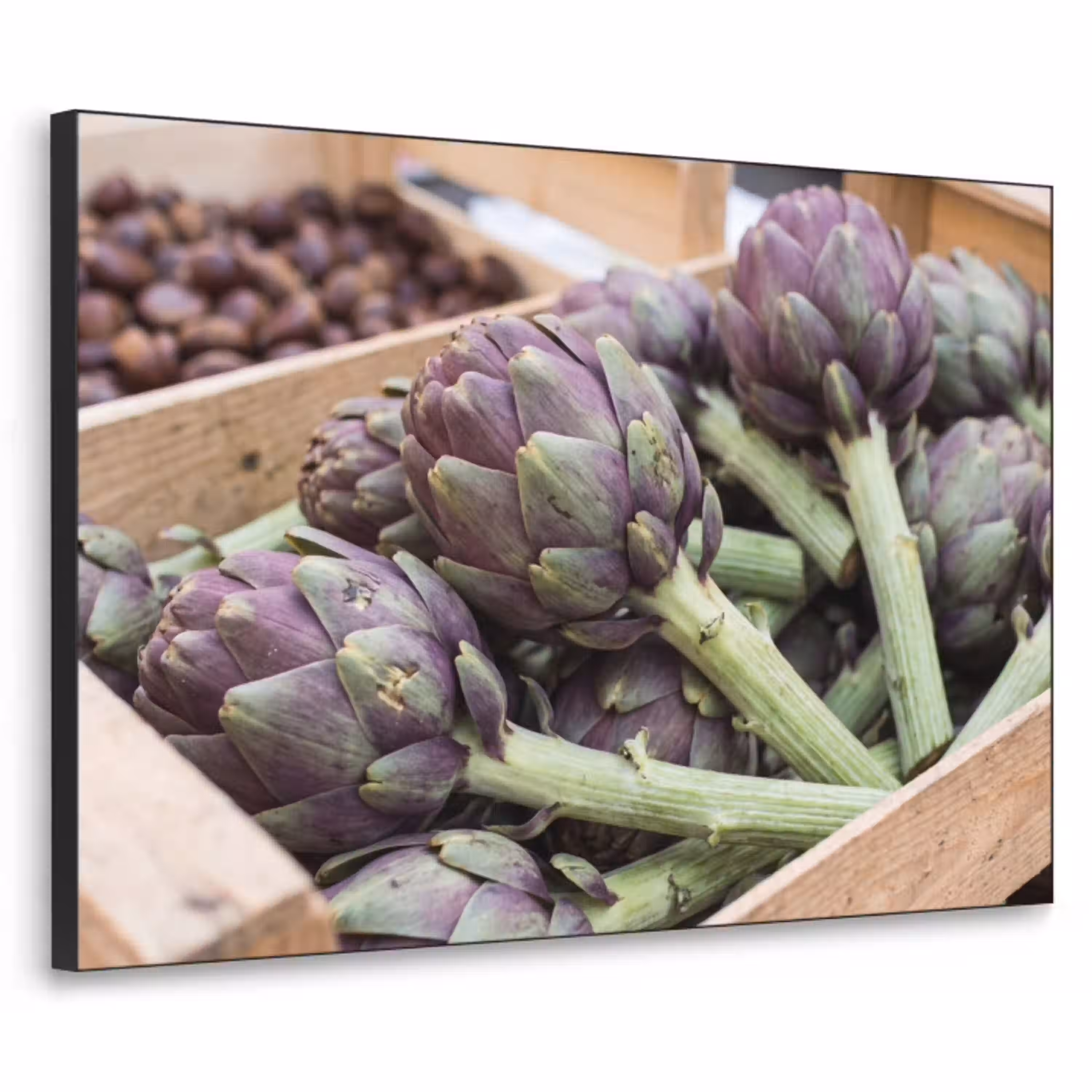 Groenten - Markt - Vers Textielframe zwart klein -3d