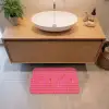 Organisch - Raster - Roze Badmat klein 997 -sfeer1