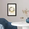 Kerstkrans - Kerst - Goud - Beige fotolijst zwart zonder passe partout klein -sfeer4