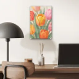 Tulpen - Abstract - Kleurrijk plexiglas 5mm klein -sfeer6