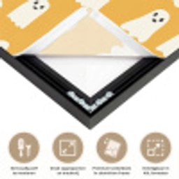Halloween - Spookjes - Oker Textielframe zwart klein 947 -USP_feed_closeupNL