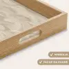 Bogen - Patroon - Beige Dienblad Rechthoek middel 911 -USP_HandgreepIT
