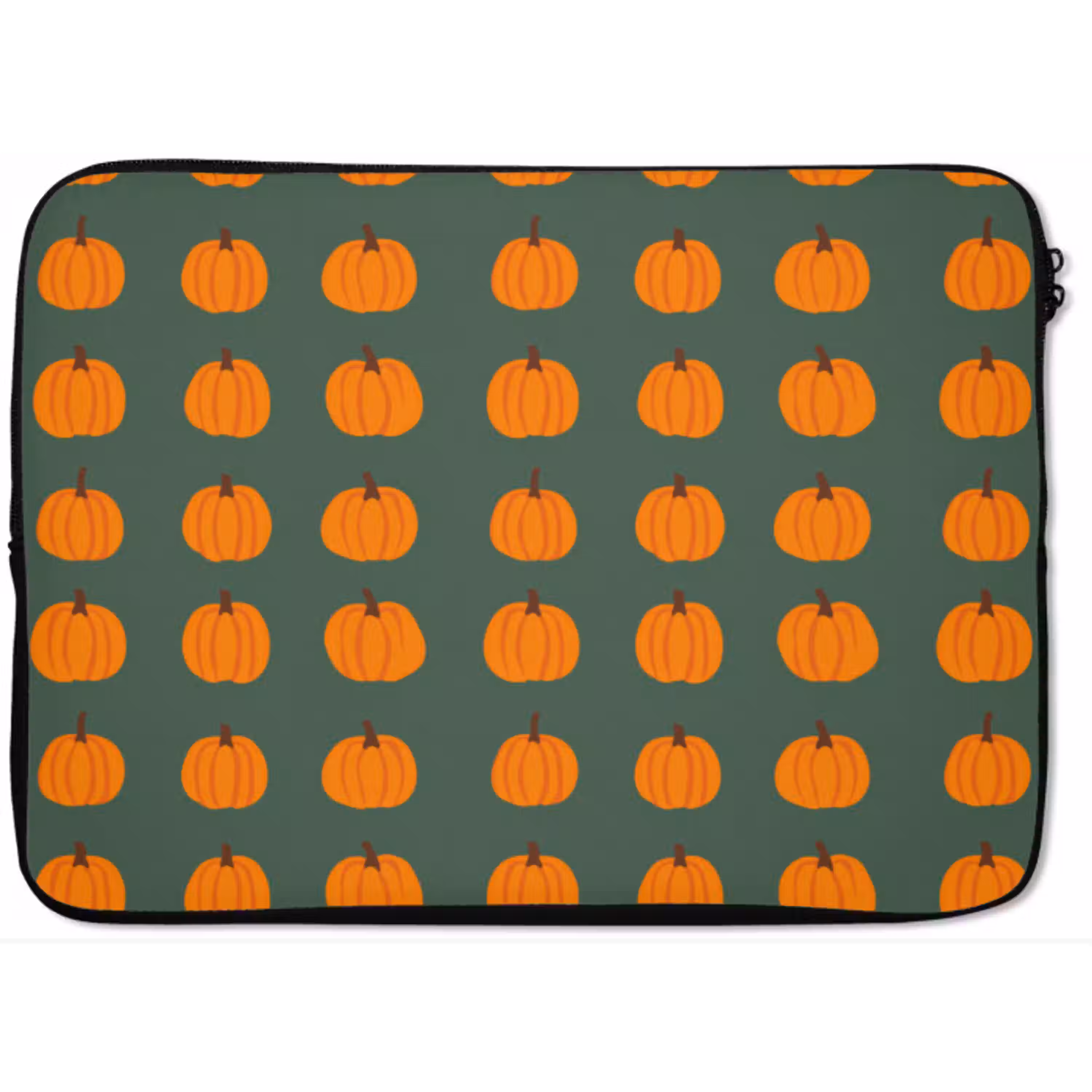 Pompoen - Patroon - Oranje laptophoes neopreen klein 279 -zkaufland3dotto