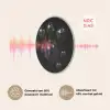 Discoballen - Minimalistisch - Zwart Akoestische PET Vilt - Rond klein -USP_NL