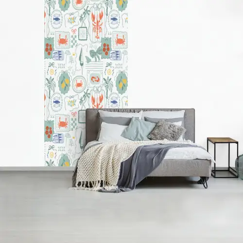 Zee - Sfeer -  kreeft - Citroen fotobehang vinyl groot 64 -slaapkamer
