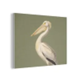 Pelikaan - Wit - Vogel - Klassiek - Natuur PET vilt klein -3d
