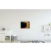 Citroenen - Peper - Kruiden - Graffiti - Verf - Abstract textielposter latten blank klein -kinderkamer