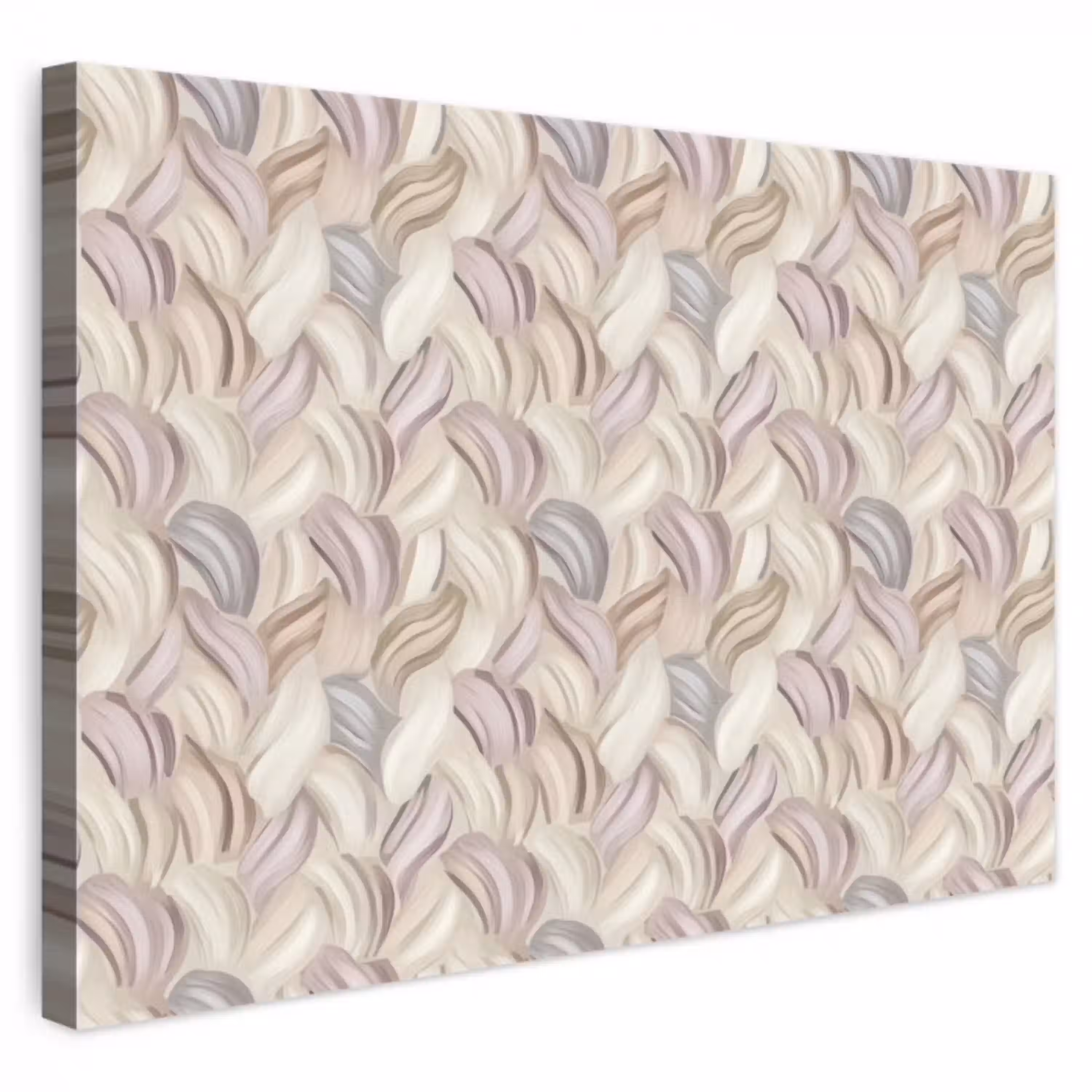 Abstract - Golvend - Pastel canvas 2cm klein 34 -3d