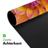 Dahlia - Bloem - Oranje Muismat XXL klein -sfeer2