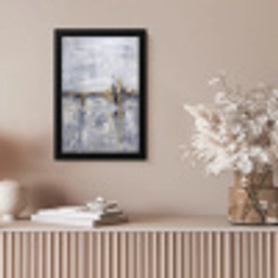 Abstract - Structuur - Goud - Grijs - Modern fotolijst zwart zonder passe partout klein -sfeer5