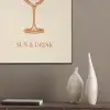 Wijn - Zomer - Quote - Oranje PET vilt klein -sfeer6_closeup