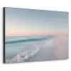Kustlijn - Pastel - water Textielframe zwart klein -3d