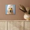 Hond - Badeend - Geel aluminium wit klein -sfeer4