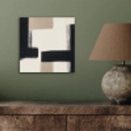 Zwart - Abstract - Japandi aluminium wit klein -sfeer2