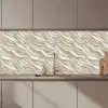Golven - Wit - Minimalistisch keuken achterwand 2 middel 871 zz_3dshopping