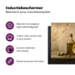 Olijven - Stilleven - Vintage Inductie beschermer vinyl 3mm klein -zzzzzzz-cc-usp