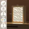 Diagonaal - Golven - Crème Light Box met kabel (Tafellamp) klein 925 -USP_NL