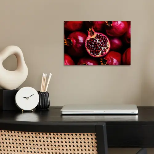 Granaatappel - Rood - Fruit poster papier klein -sfeer1